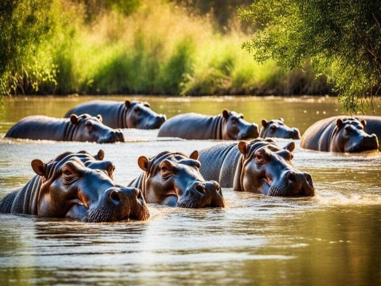 Hipopótamos: Majestosos e Perigosos na África