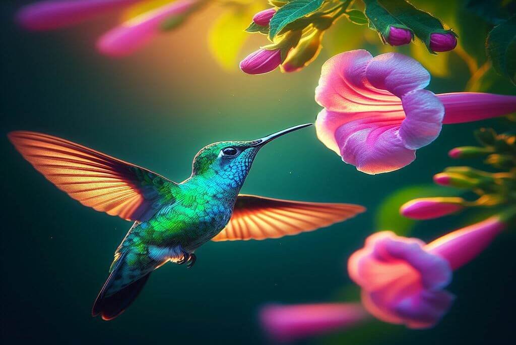 Beija-flores: Maravilha da Natureza