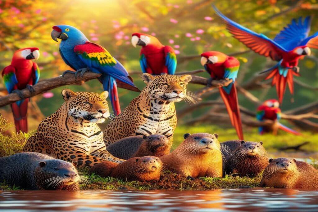 Animais do Pantanal: Biodiversidade Brasileira