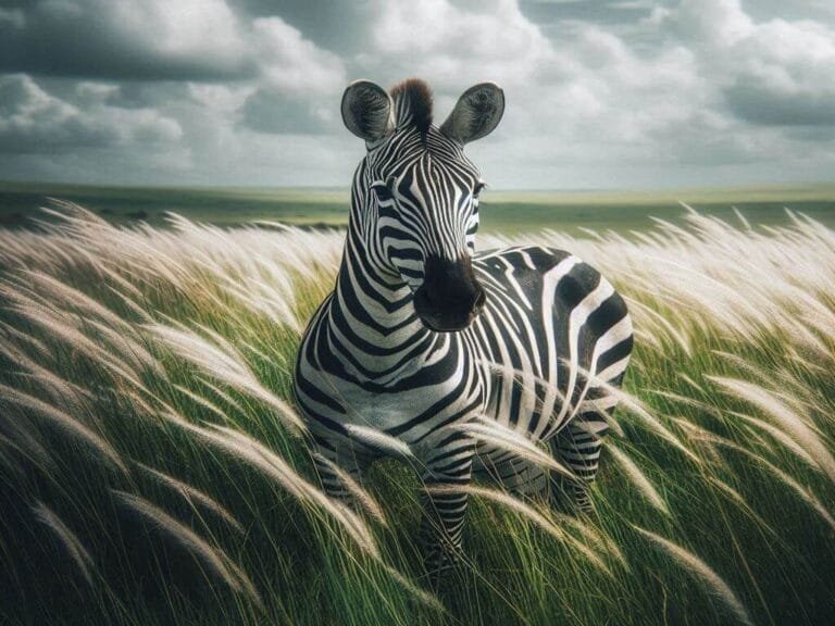 Zebra e sua Vida Selvagem nas Savanas da África